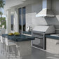 ZLINE 36 In. Outdoor Ducted Wall Mount Range Hood in Outdoor Approved Stainless Steel, 667-304-36