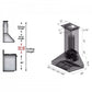 ZLINE 36 in. Stainless Steel Wall Range Hood with Built-in CrownSound® Bluetooth Speakers, 697CRN-BT-36