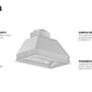 ZLINE 28 in. Width Wall Mount Range Hood Insert (18 in. Depth), 698-28