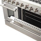 FORNO Appliance Package - 48" Gas Range and 60" Refrigerator, FBDL-005-01CAUS