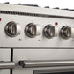 FORNO Appliance Package - 48 Inch Gas Range, 60 Inch Refrigerator, Microwave Drawer, Dishwasher, AP-FFSGS6244-48-7