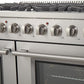 FORNO Appliance Package - 48" Gas Range, 48" Range Hood, Dishwasher, 48" Refrigerator, Microwave Drawer, AP-FFSGS6244-48-13