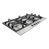 Cosmo 30" Gas Cooktop in Stainless Steel with 5 Sealed Brass Burners