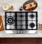 Cosmo 30" Gas Cooktop in Stainless Steel with 5 Sealed Brass Burners