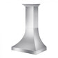 ZLINE 30" Designer Series Satin Stainless Steel Ducted Wall Range Hood, 8632S-30