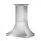 ZLINE 48" Designer Series Satin Stainless Steel Ducted Wall Range Hood, 8632S-48