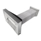 ZLINE 30" Ducted Satin Stainless Steel Wall Mount Range Hood with Black Matte Shell, 8654BLM-30