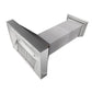 ZLINE 30" Ducted Satin Stainless Steel Wall Mount Range Hood with Oil Rubbed Bronze Shell, 8654ORB-30