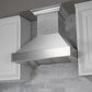 ZLINE 30 in. Dual Fuel Range and Range Hood Satin Stainless Steel Appliance Package, 2KP-RASSNRH30