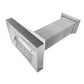 ZLINE 30" Ducted Satin Stainless Steel Wall Mount Range Hood with White Matte Shell, 8654WM-30