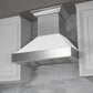 ZLINE Kitchen and Bath 30 in. Dual Fuel Range in Satin Stainless Steel with White Matte Door & 30 in. Range Hood Appliance Package, 2KP-RASWMRH30