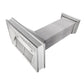ZLINE 36" Designer Series Ducted Wall Mount Range Hood in Satin Stainless Steel, 8656S-36