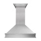 ZLINE 36" Designer Series Ducted Wall Mount Range Hood in Satin Stainless Steel, 8656S-36