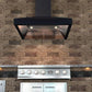 ZLINE 36 in. Oil-Rubbed Bronze Wall Range Hood 8667B-36, 24 in. depth