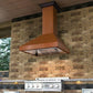 ZLINE 30 in. Copper Wall Range Hood with Crown Molding, 8667C-30