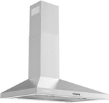 Cosmo 30" Ducted Wall Mount Range Hood in Stainless Steel with LED Lighting and Reusable Filters