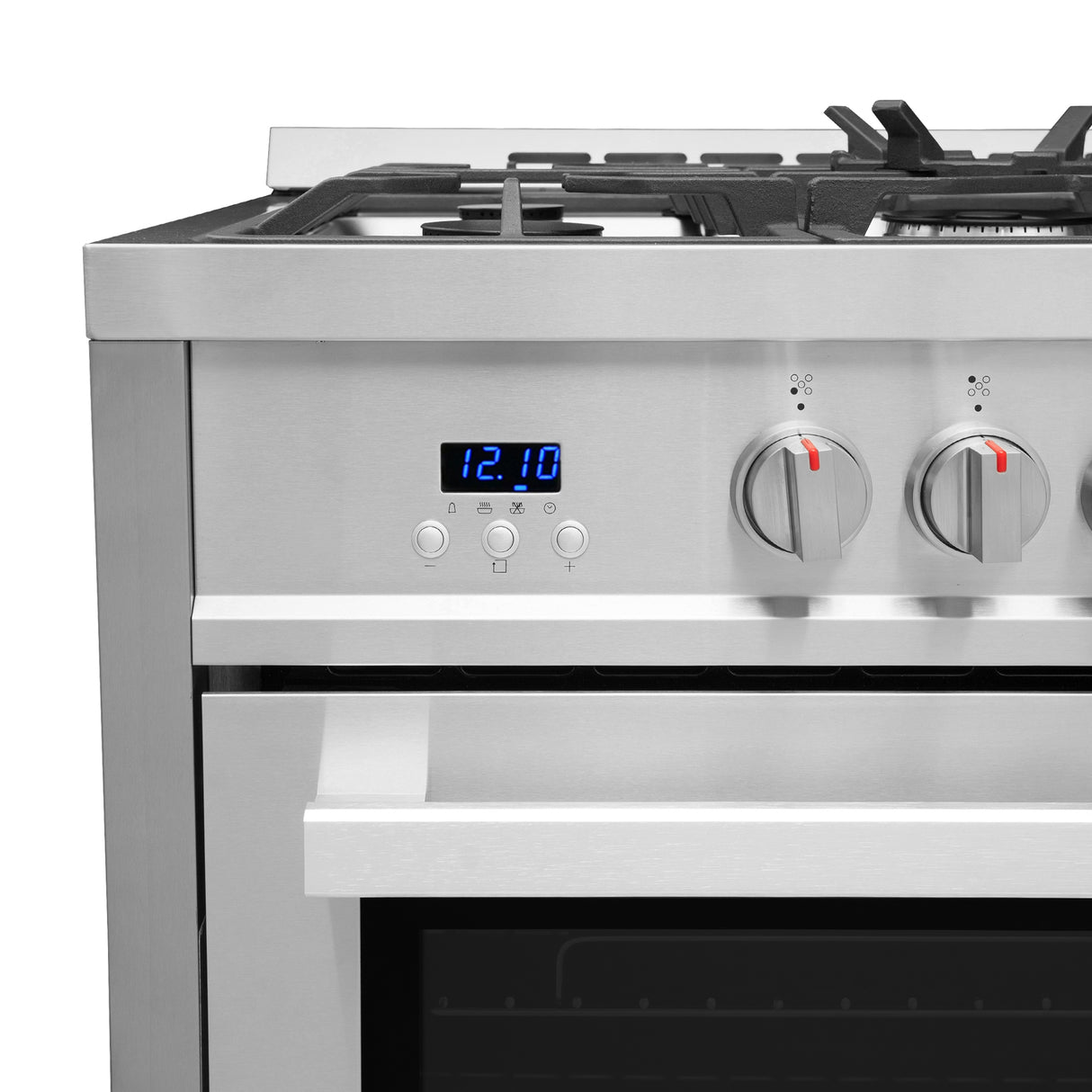 Cosmo 36" 3.8 cu. ft. Single Oven Gas Range with 5 Burner Cooktop and Heavy Duty Cast Iron Grates in Stainless Steel