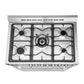 Cosmo 36" 3.8 cu. ft. Single Oven Gas Range with 5 Burner Cooktop and Heavy Duty Cast Iron Grates in Stainless Steel, COS-965AGC