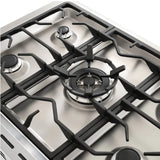 Cosmo 36" 3.8 cu. ft. Single Oven Gas Range with 5 Burner Cooktop and Heavy Duty Cast Iron Grates in Stainless Steel