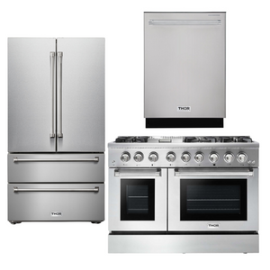 THOR Kitchen Package - 48" Dual Fuel Range, Refrigerator, Dishwasher, AP-HRD4803U-2