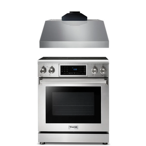 THOR Kitchen Package - 30" Electric Range, Range Hood, AP-TRE3001-C