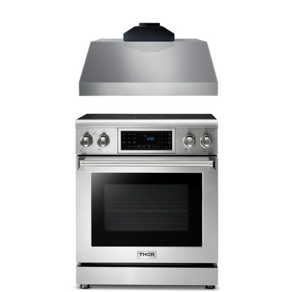 THOR Kitchen Package - 30" Electric Range, Range Hood, AP-TRE3001-C