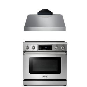 THOR Kitchen Package - 36" Electric Range, Range Hood, AP-TRE3601-C