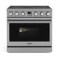 THOR Contemporary Package - 36" Electric Range, Refrigerator, Dishwasher and Microwave, AP-ARE36-C74