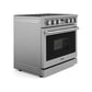 THOR Contemporary Package - 36" Electric Range, Refrigerator and Microwave, AP-ARE36-C34