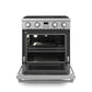 THOR Kitchen Package - 30" Gas Range, Range Hood, Refrigerator with Water and Ice Dispenser, Dishwasher, AP-ARG30-W-7