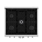 FORNO Galiano 30" 4.32 cu. ft. Freestanding Gas Range with French Door and 5 Burners, FFSGS6444-30