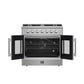 FORNO Galiano 36" 5.36 cu. ft. Freestanding Gas Range with French Door and 6 Burners, FFSGS6444-36