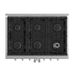 FORNO Galiano 36" 5.36 cu. ft. Freestanding Gas Range with French Door and 6 Burners, FFSGS6444-36