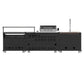 Forno Rimini Outdoor Kitchen - 30" BBQ, 62,600 BTU, 3 Burners with Sear & Rotisserie, 4.8 cu.ft. Beverage Center, Stainless Steel Double Sink, Black Cabinets & White Sintered Stone Countertops