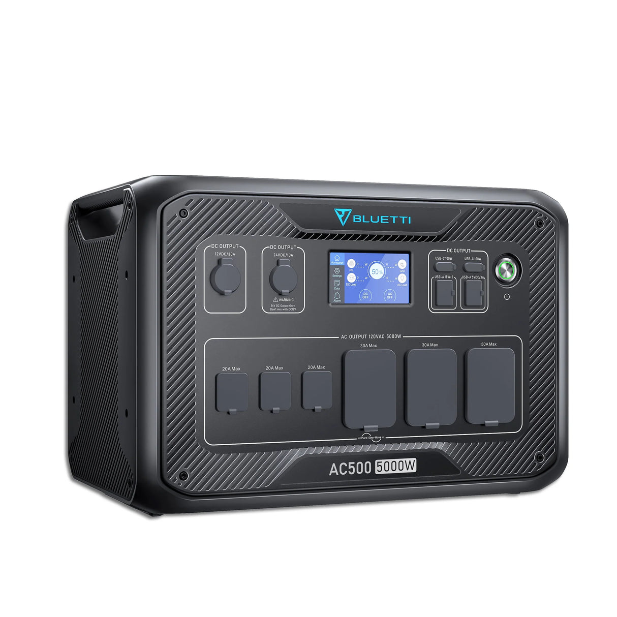 BLUETTI Modular Power Station - AC500 closed sockets