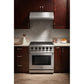 THOR Kitchen 30 in. 4.55 cu. ft. Professional Natural Gas Range in Stainless Steel, LRG3001U