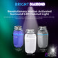 FORNO ACQUA BrightDiamond Moonstone 1 HP Ultra-Quiet Garbage Disposal with Motion Sensor Light & Pre-Wired Air Switch