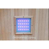 Bristow 2-Person Outdoor Traditional Sauna chromotherapy lighting