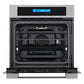 Cosmo 24" 2.5 cu. ft. Electric Wall Oven in Stainless Steel, C106SIX-PT