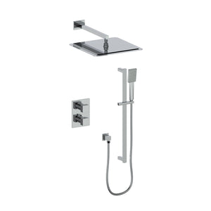 ZLINE Crystal Bay Thermostatic Shower System in Chrome, CBY-SHS-T2-CH