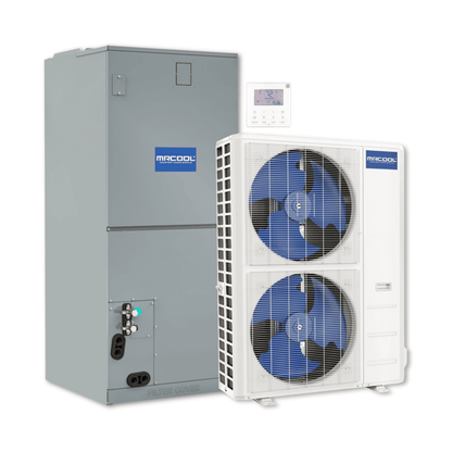 MRCOOL Hyper Heat 2nd Gen 60K BTU 5 Ton 16 SEER2 Central Ducted Heat Pump Split System, CENTRAL-60-HP-230B00-O