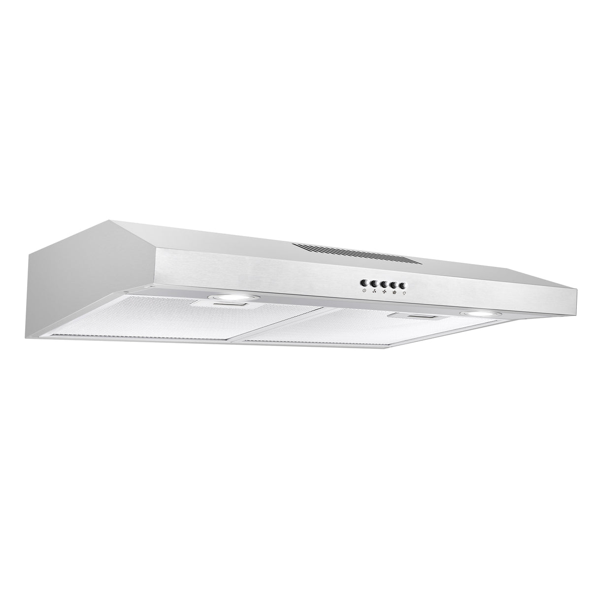 Cosmo 5U30 30" Under Cabinet Range Hood with Ducted / Ductless Convertible Slim Kitchen Over Stove Vent