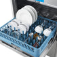 FORNO Commercial 25" Undercounter Dishwasher with 23L Tank Capacity, 3 Different Wash Cycles, High-Temperatures for Sanitation in Durable Stainless Steel, FCMDW0024