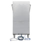 FORNO Commercial 28" Hood Dishwasher with 26L Tank Capacity, 3 Different Wash Cycles, High-Temperatures for Sanitation in Durable Stainless Steel, FCMDW0031