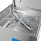 FORNO Commercial 28" Hood Dishwasher with 26L Tank Capacity, 3 Different Wash Cycles, High-Temperatures for Sanitation in Durable Stainless Steel, FCMDW0031