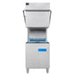 FORNO Commercial 28" Hood Dishwasher with 26L Tank Capacity, 3 Different Wash Cycles, High-Temperatures for Sanitation in Durable Stainless Steel, FCMDW0031