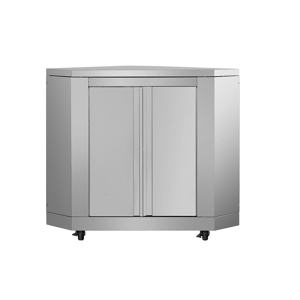 THOR Kitchen Outdoor Kitchen Corner Cabinet Module in Stainless Steel, MK06SS304