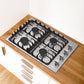 Cosmo 30" Gas Cooktop in Stainless Steel with 4 Italian Made Burners, COS-DIC304