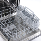 Cosmo 24" Top Control Built-In Tall Tub Dishwasher in Fingerprint Resistant Stainless Steel