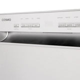 Cosmo 24" Front Control Built-In Tall Tub Dishwasher in Fingerprint Resistant Stainless Steel